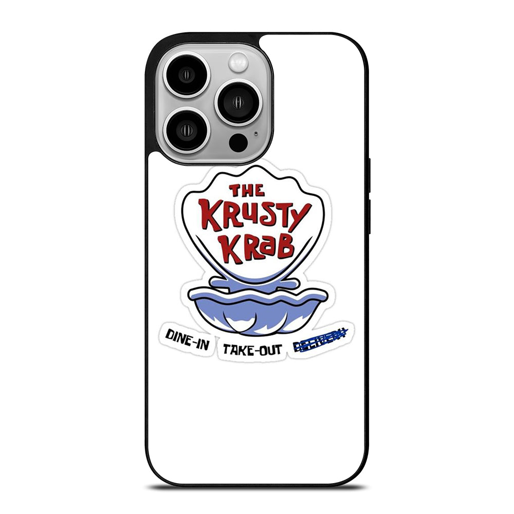 KRUSTY CRAB SPONGEBOB LOGO iPhone 14 Pro Case Cover