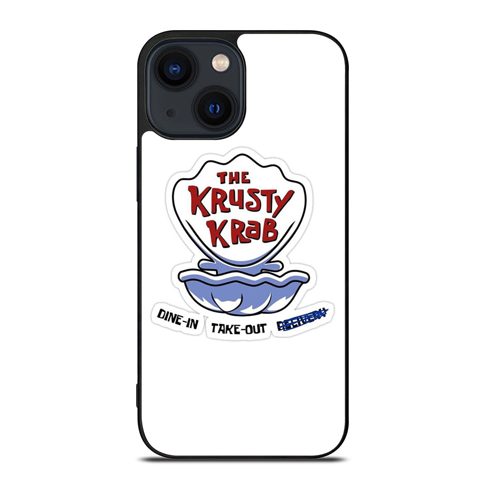 KRUSTY CRAB SPONGEBOB LOGO iPhone 14 Plus Case Cover