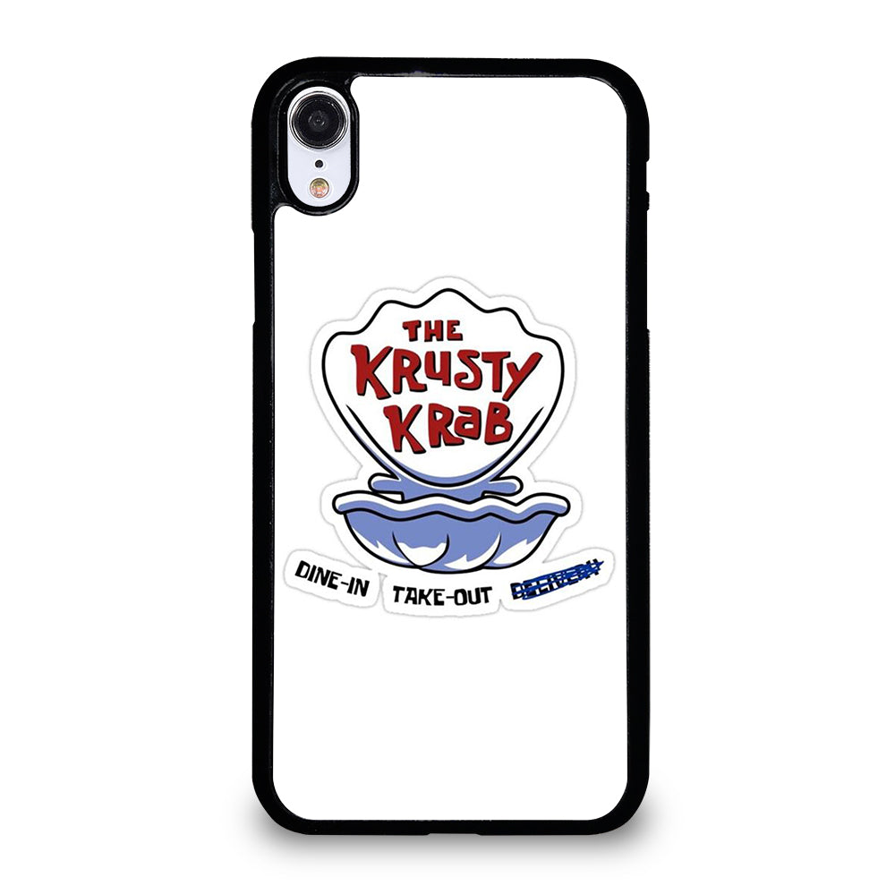 KRUSTY CRAB SPONGEBOB LOGO iPhone XR Case Cover