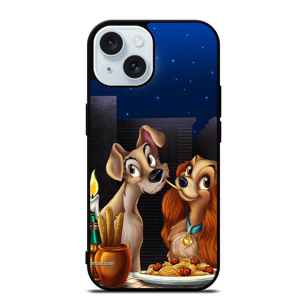 LADY AND THE TRAMP DISNEY 3 iPhone 15 Case Cover