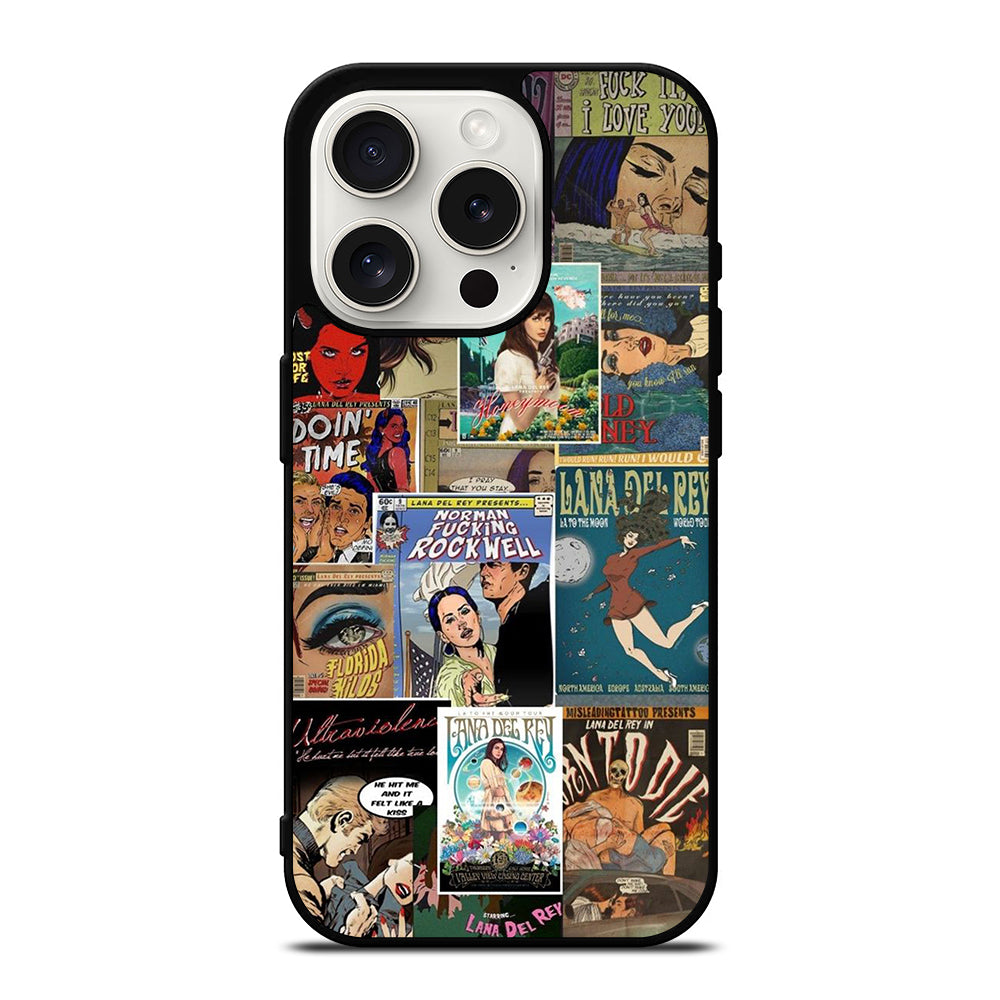 LANA DEL REY POSTER iPhone 15 Pro Case Cover