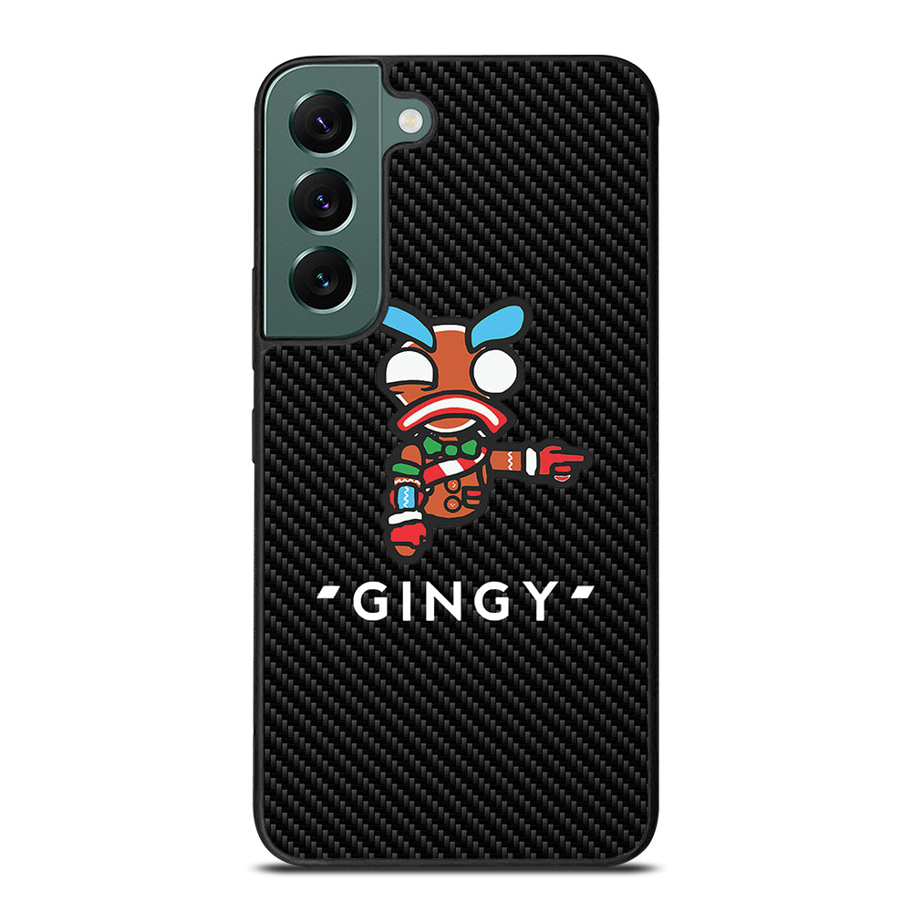 LAZARBEAM GINGY CARBON LOGO Samsung Galaxy S22 Case Cover