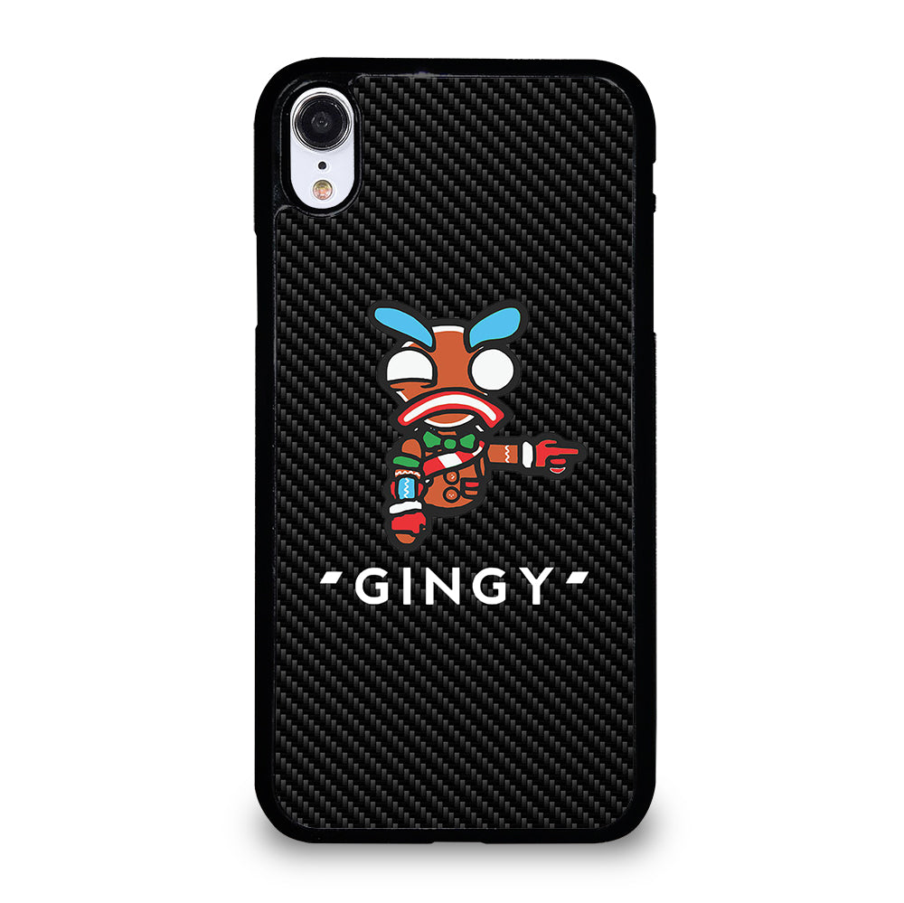LAZARBEAM GINGY CARBON LOGO iPhone XR Case Cover