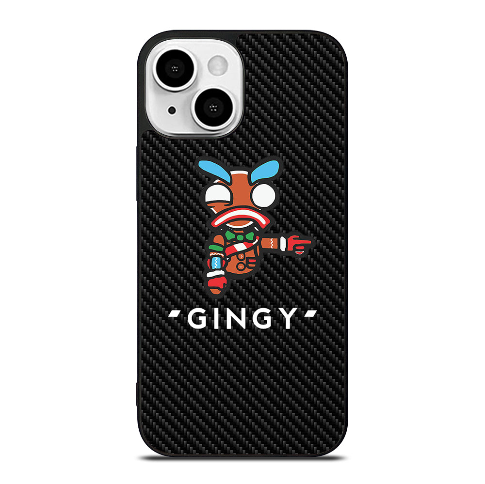 LAZARBEAM GINGY CARBON LOGO iPhone 13 Mini Case Cover