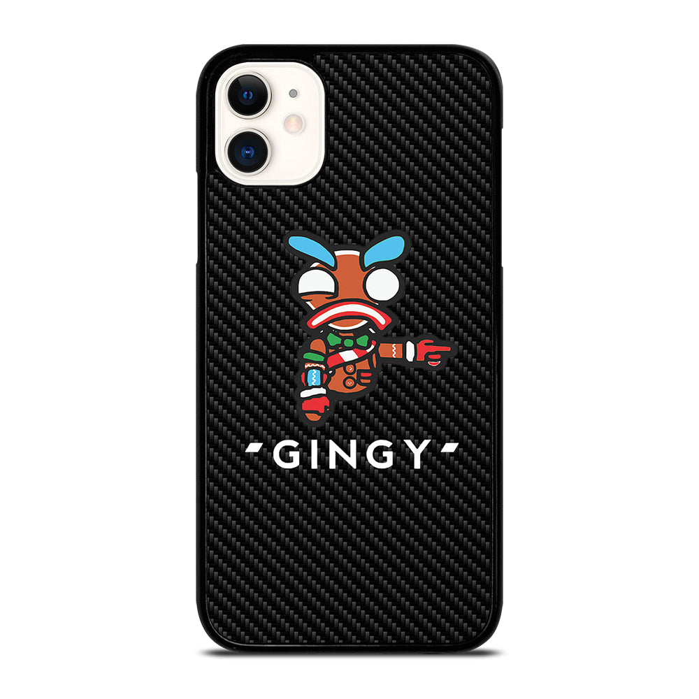 LAZARBEAM GINGY CARBON LOGO iPhone 11 Case Cover
