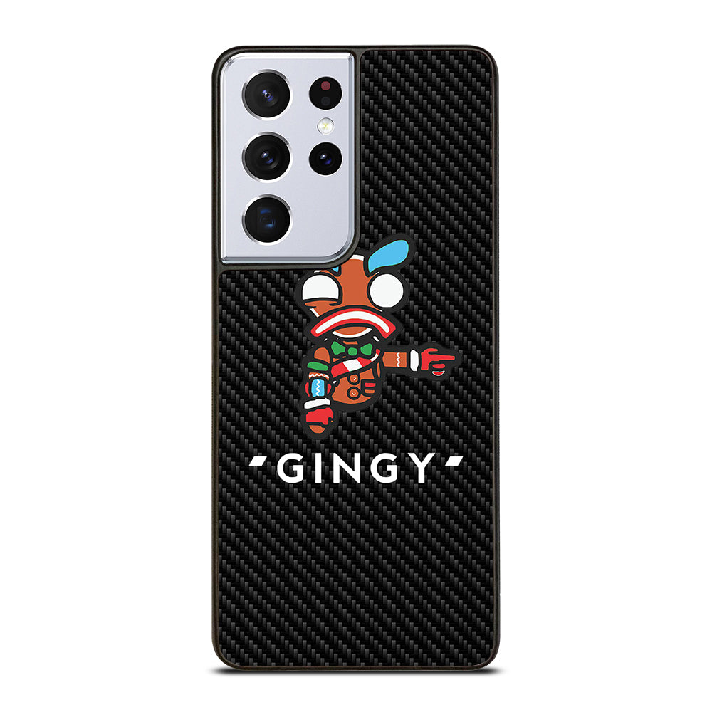 LAZARBEAM GINGY CARBON LOGO Samsung Galaxy S21 Ultra Case Cover