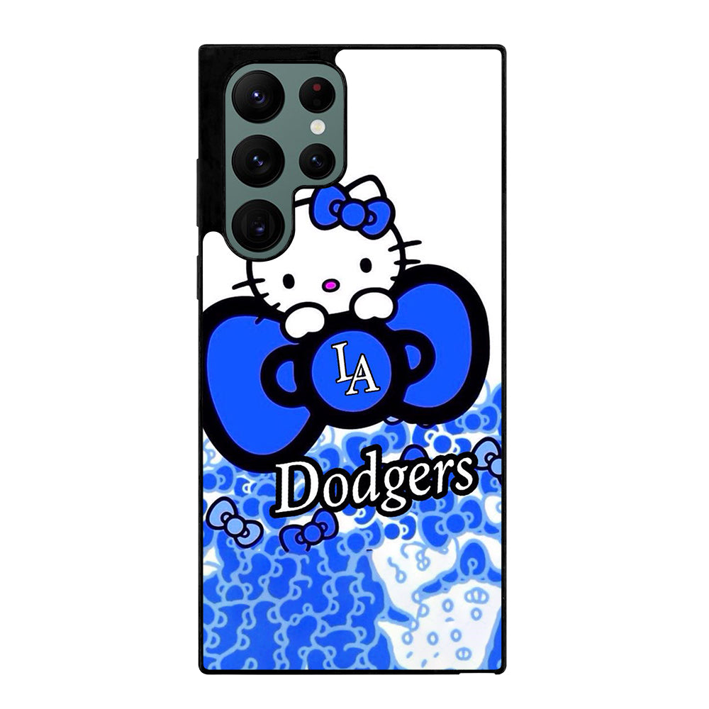 LA DODGERS MLB HELLO KITTY Samsung Galaxy S22 Ultra Case Cover