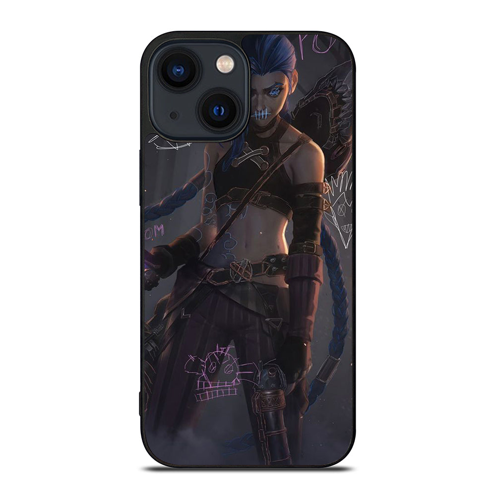 LEAGUE OF LEGENDS JINX ART iPhone 14 Plus Case Cover