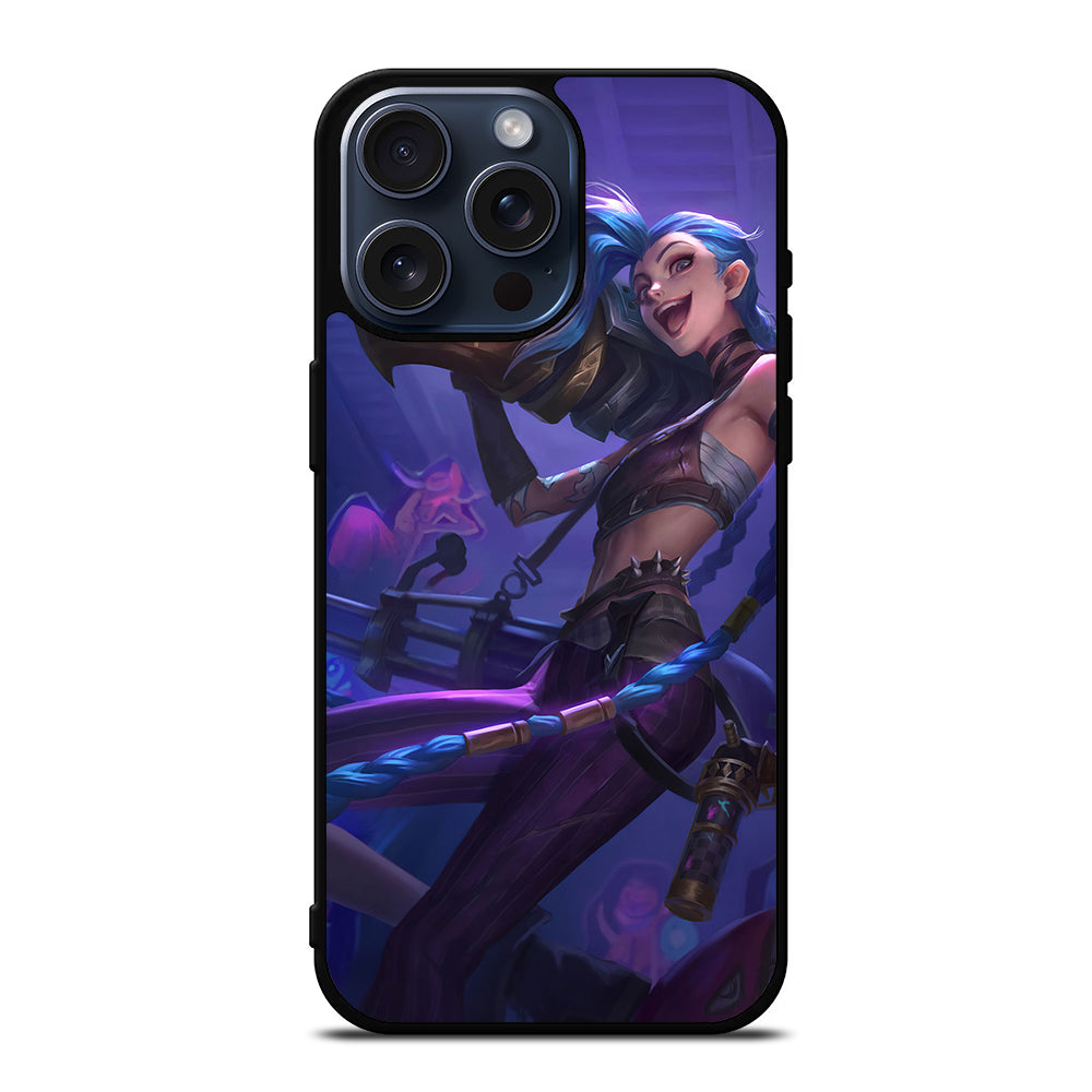 LEAGUE OF LEGENDS JINX GAME iPhone 15 Pro Max Case Cover