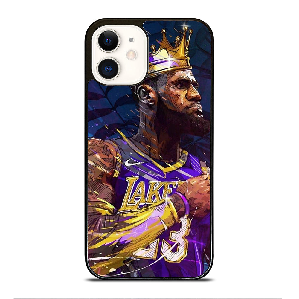 LEBRON JAMES KING ART iPhone 12 Case Cover