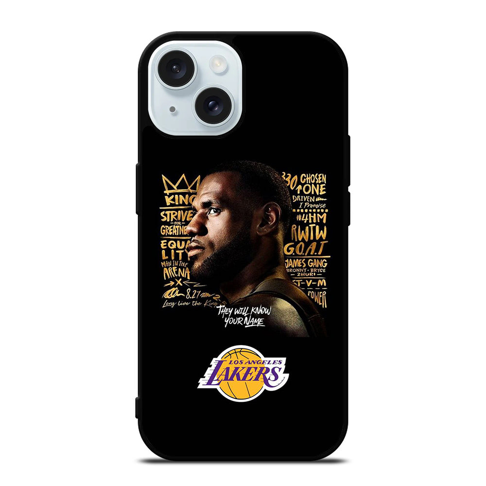 LEBRON JAMES QUOTE iPhone 15 Case Cover
