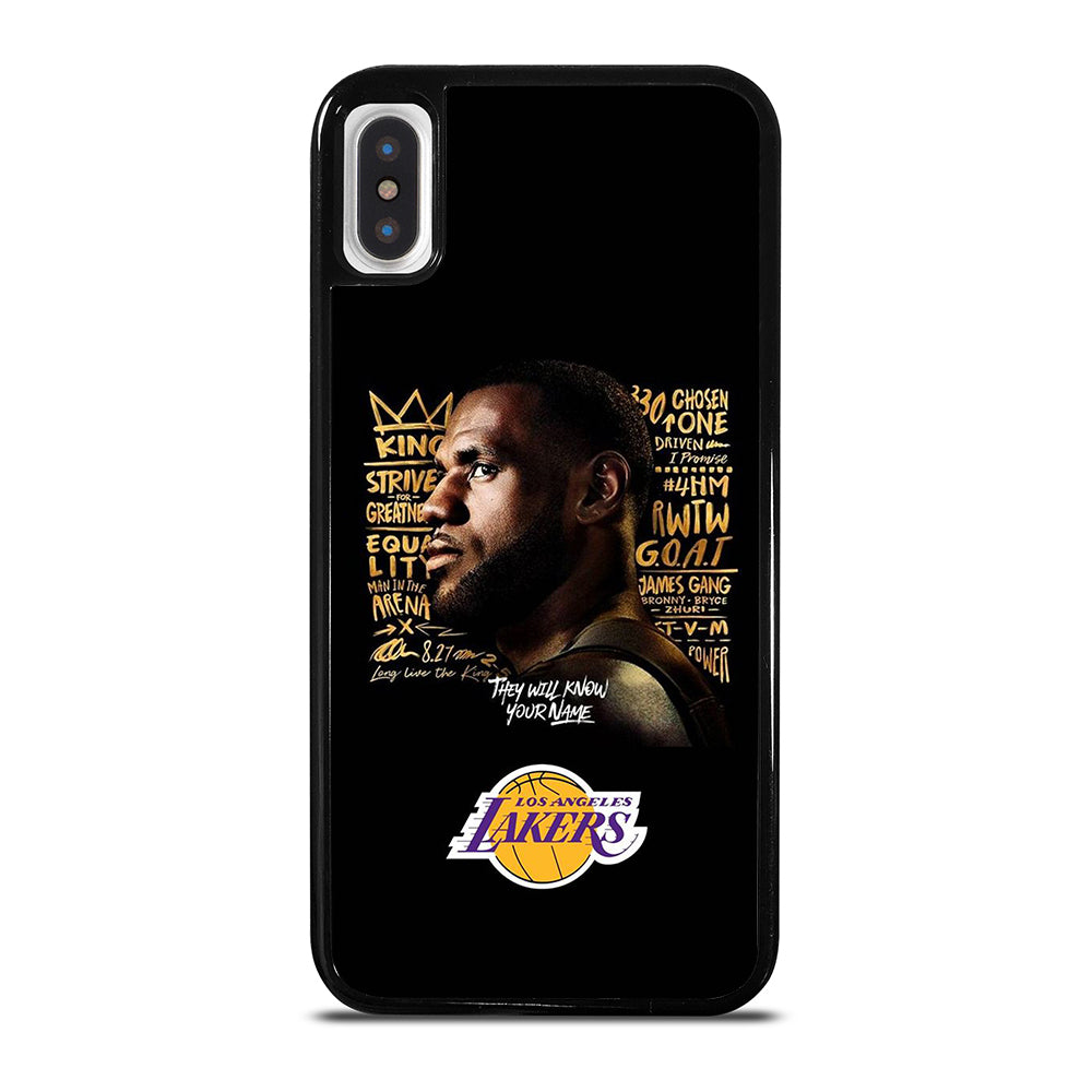 LEBRON JAMES QUOTE iPhone X / XS Case Cover