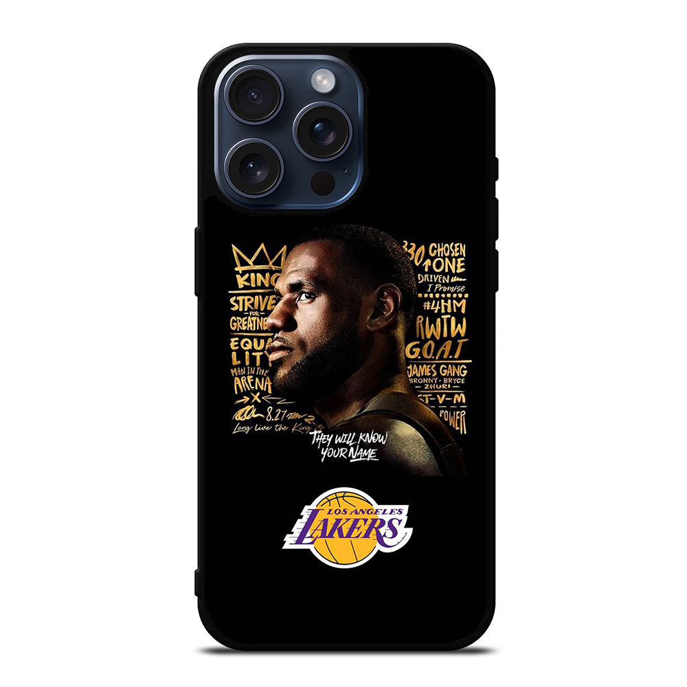 LEBRON JAMES QUOTE iPhone 15 Pro Max Case Cover
