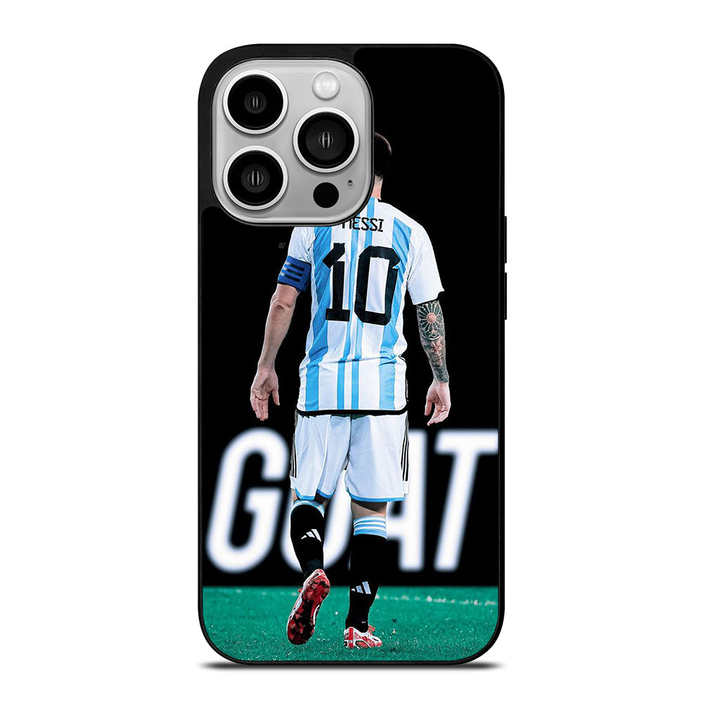 LEO MESSI 10 GOAT iPhone 14 Pro Case Cover