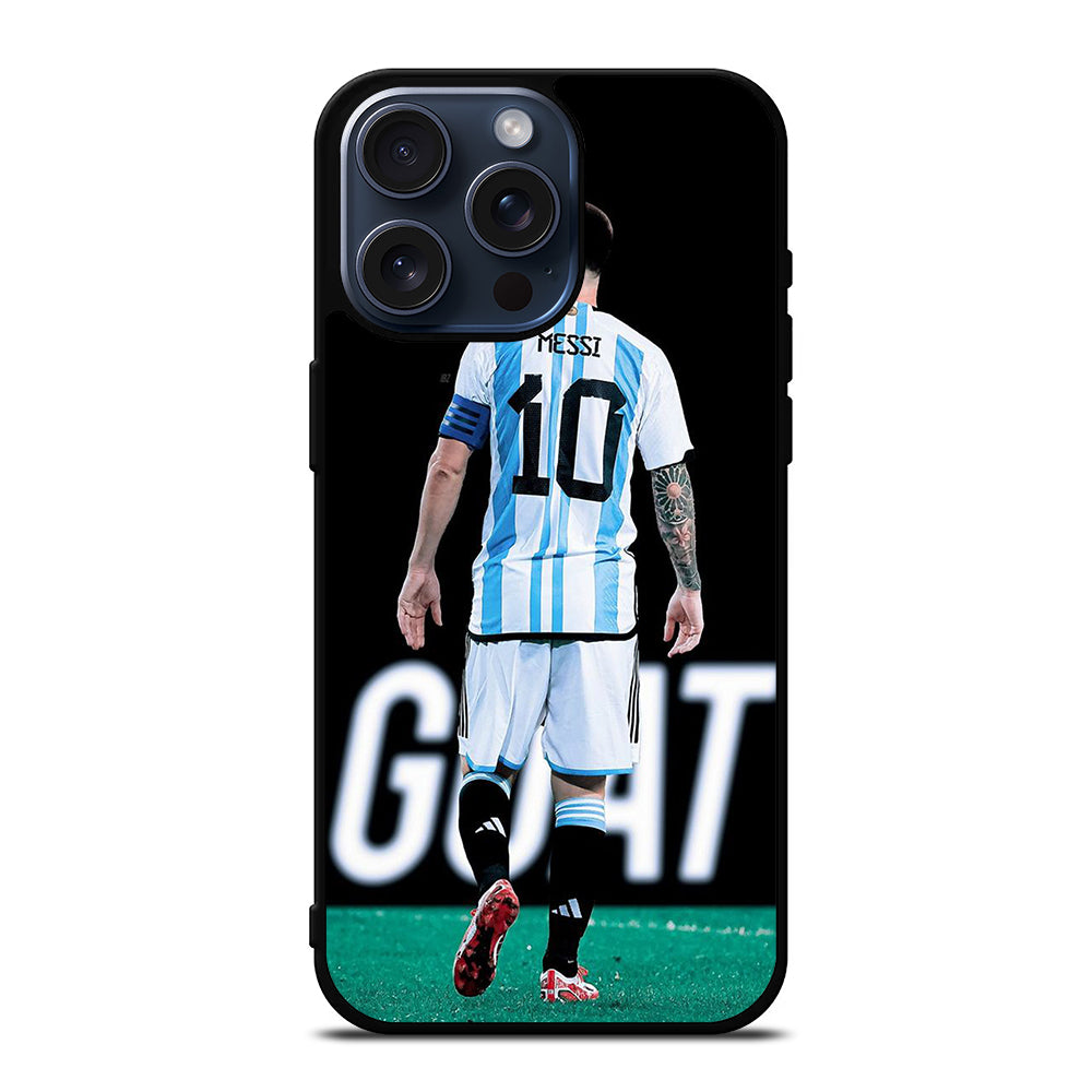 LEO MESSI 10 GOAT iPhone 15 Pro Max Case Cover