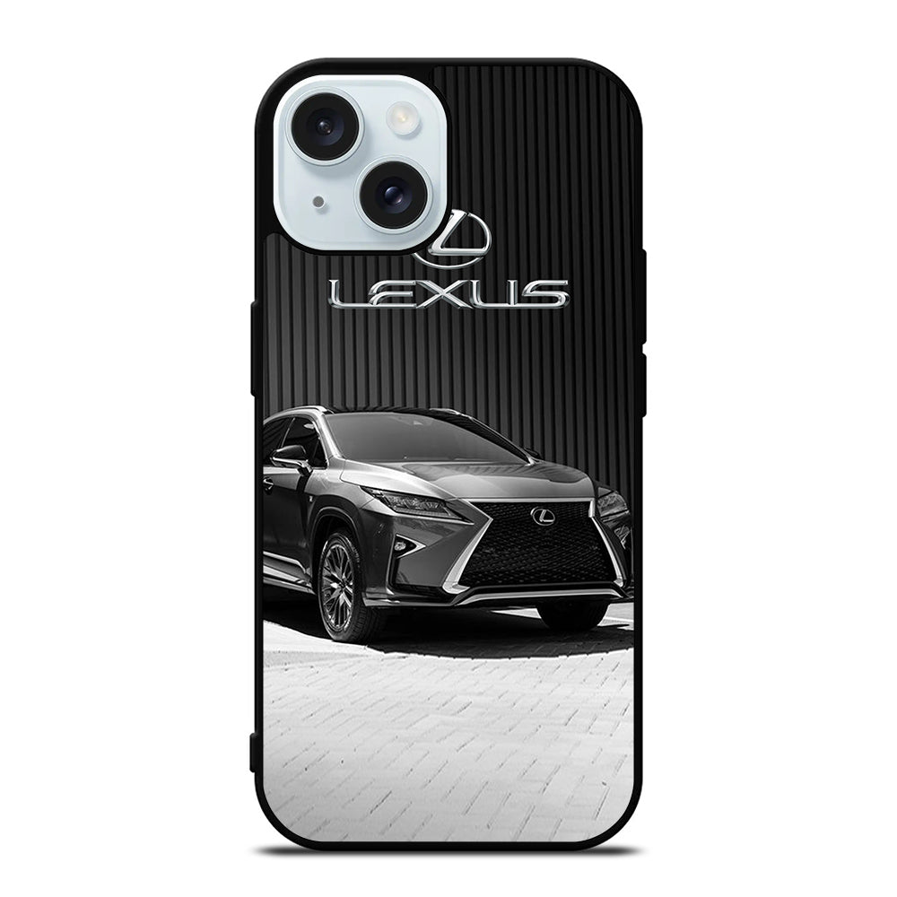 LEXUS BLACK CAR iPhone 15 Case Cover