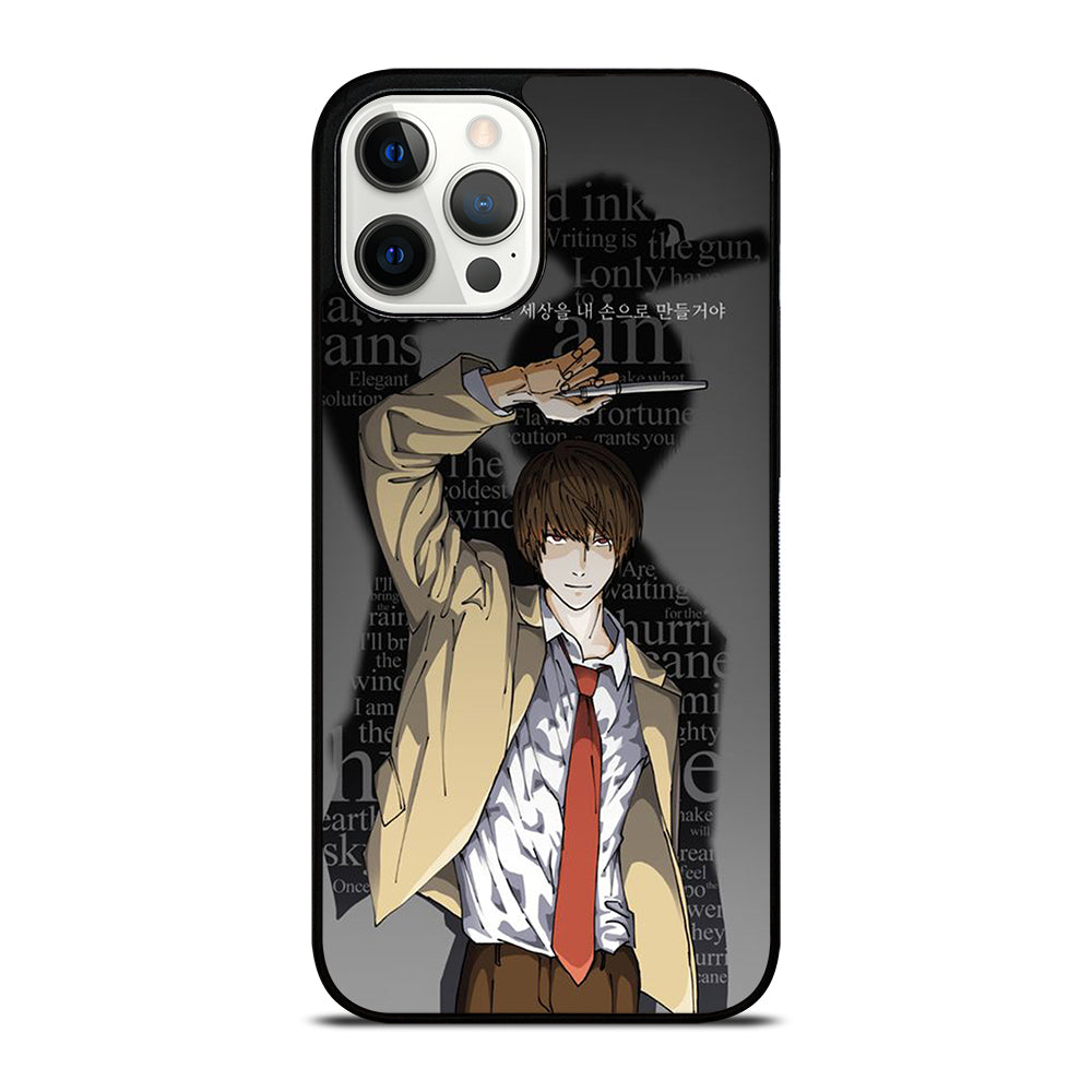 LIGHT YAGAMI DEATH NOTE ANIME 2 iPhone 12 Pro Max Case Cover