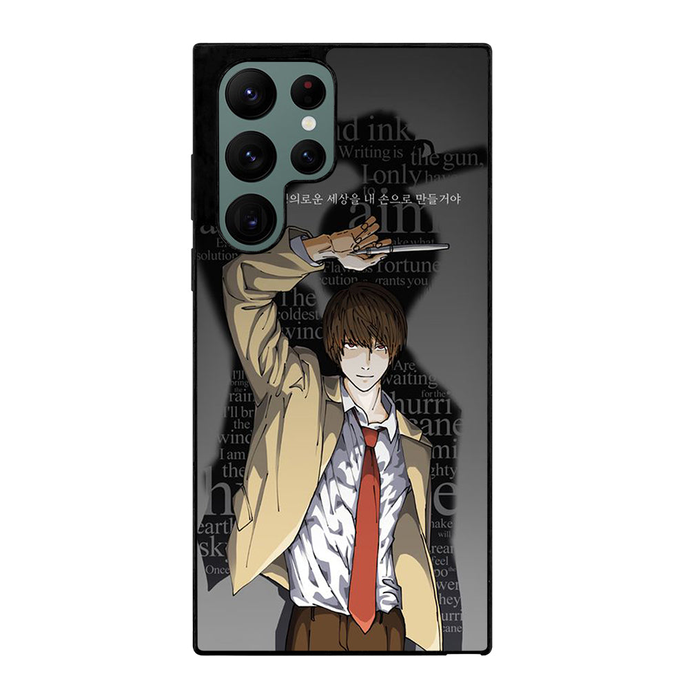 LIGHT YAGAMI DEATH NOTE ANIME 2 Samsung Galaxy S22 Ultra Case Cover
