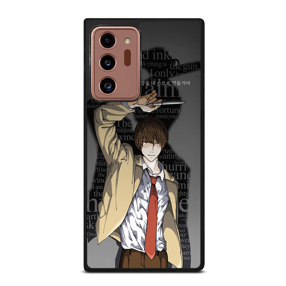 LIGHT YAGAMI DEATH NOTE ANIME 2 Samsung Galaxy Note 20 Ultra Case Cover