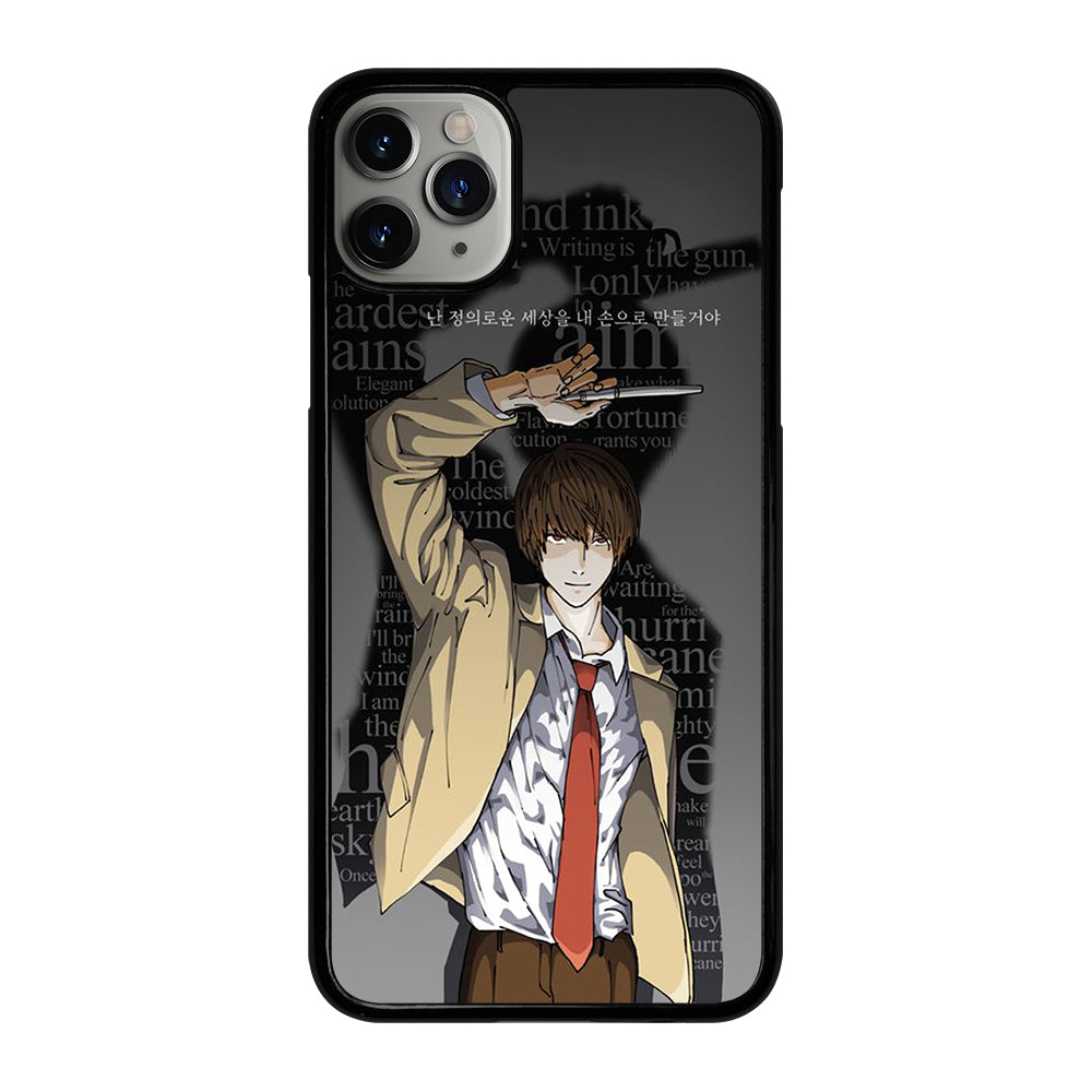 LIGHT YAGAMI DEATH NOTE ANIME 2 iPhone 11 Pro Max Case Cover
