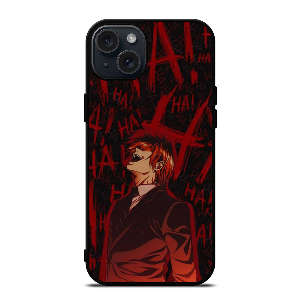 LIGHT YAGAMI DEATH NOTE ANIME 3 iPhone 15 Plus Case Cover