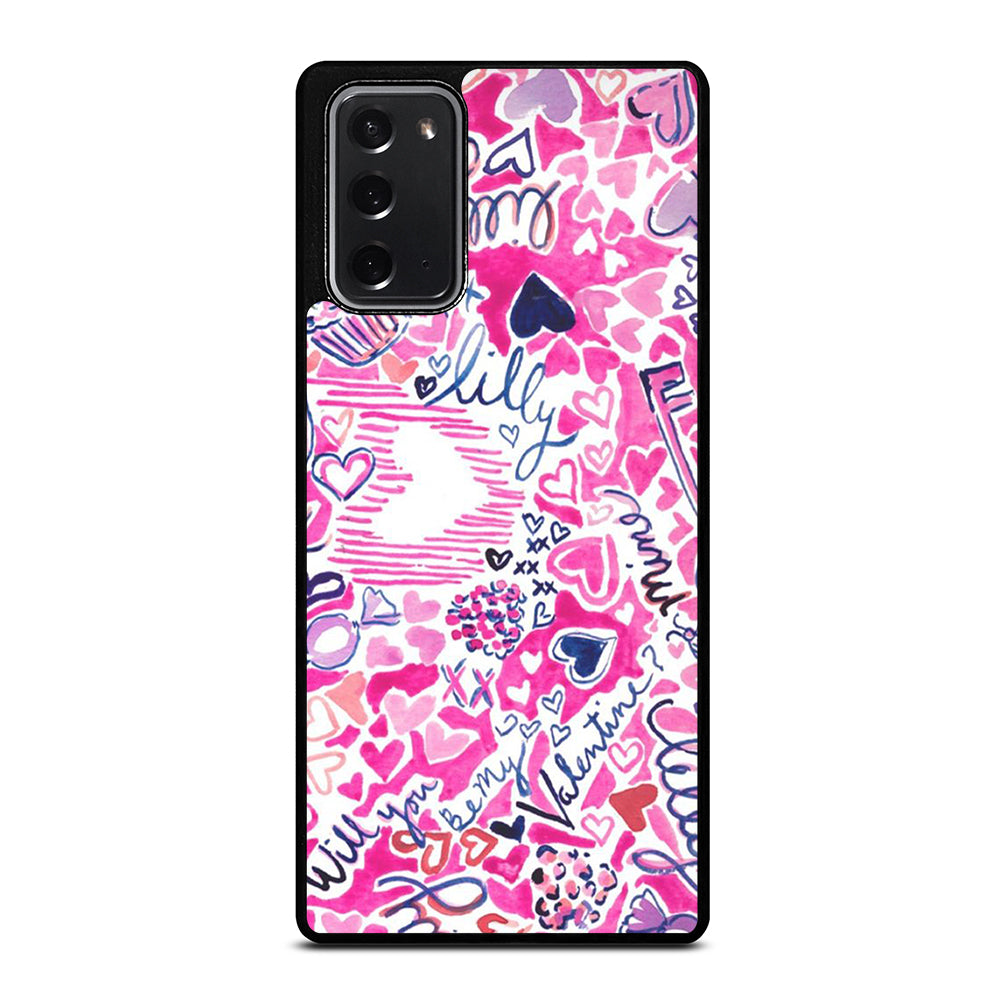 LILLY PULITZER LOVE PATTERN Samsung Galaxy Note 20 Case Cover