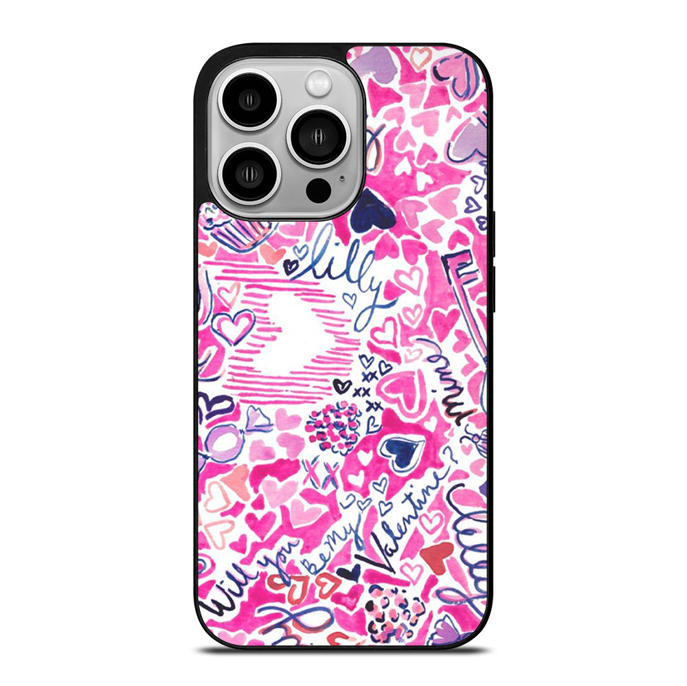 LILLY PULITZER LOVE PATTERN iPhone 14 Pro Case Cover