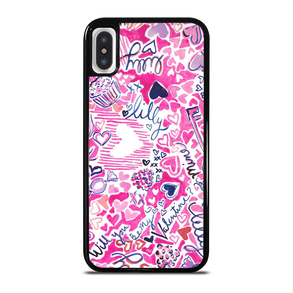 LILLY PULITZER LOVE PATTERN iPhone X / XS Case Cover