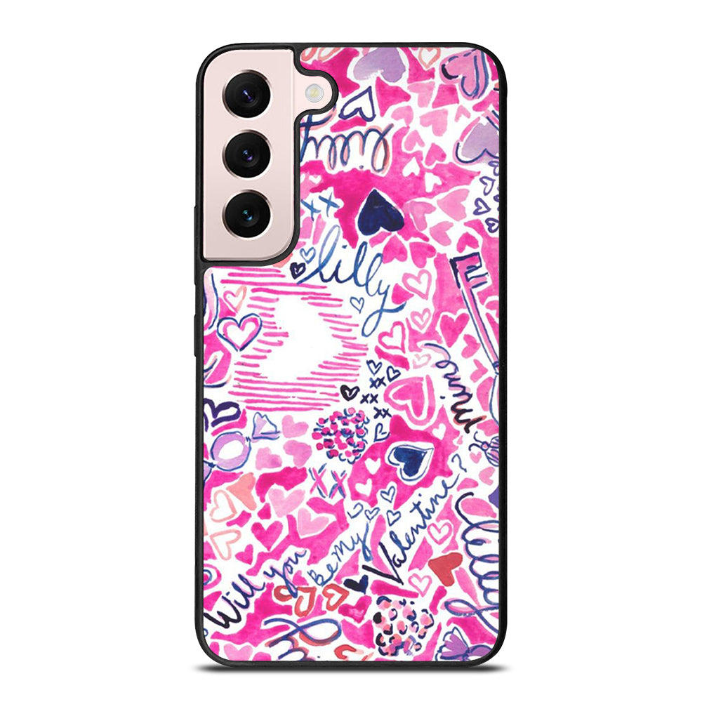 LILLY PULITZER LOVE PATTERN Samsung Galaxy S22 Plus Case Cover