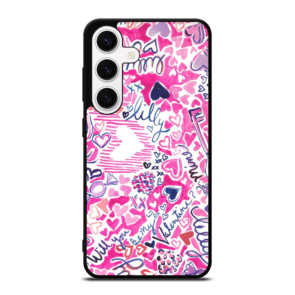 LILLY PULITZER LOVE PATTERN Samsung Galaxy S24 Case Cover