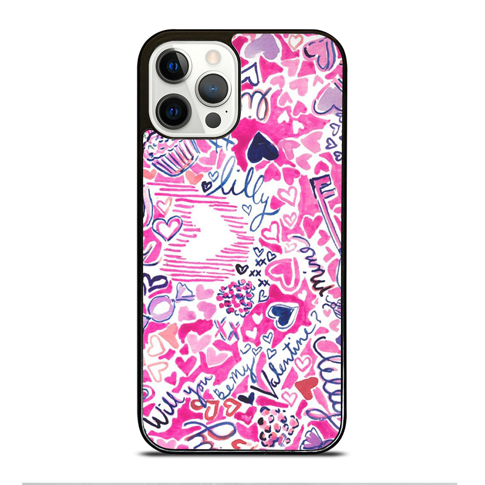 LILLY PULITZER LOVE PATTERN iPhone 12 Pro Case Cover