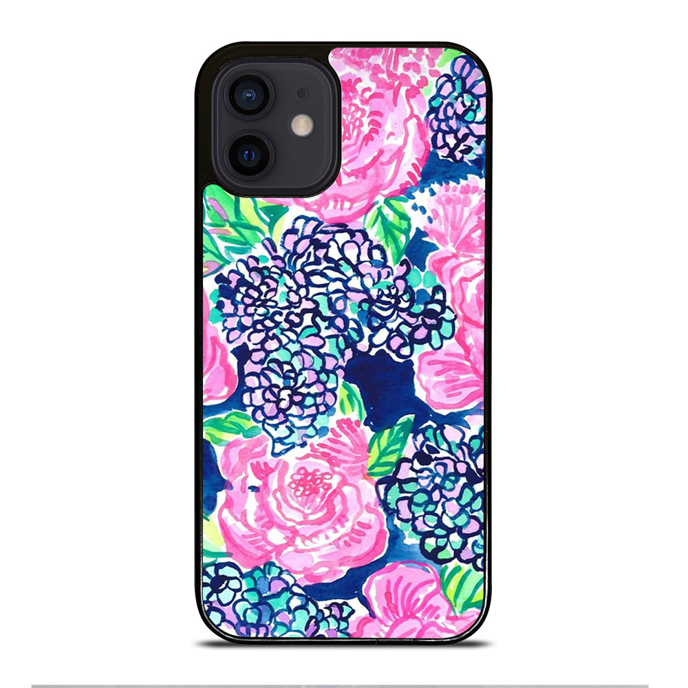 LILLY PULITZER ROSE FLOWER iPhone 12 Mini Case Cover