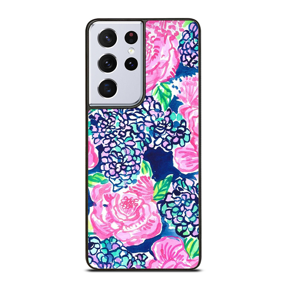LILLY PULITZER ROSE FLOWER Samsung Galaxy S21 Ultra Case Cover