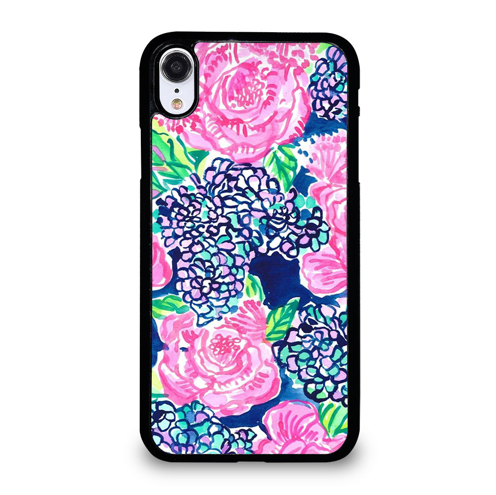 LILLY PULITZER ROSE FLOWER iPhone XR Case Cover