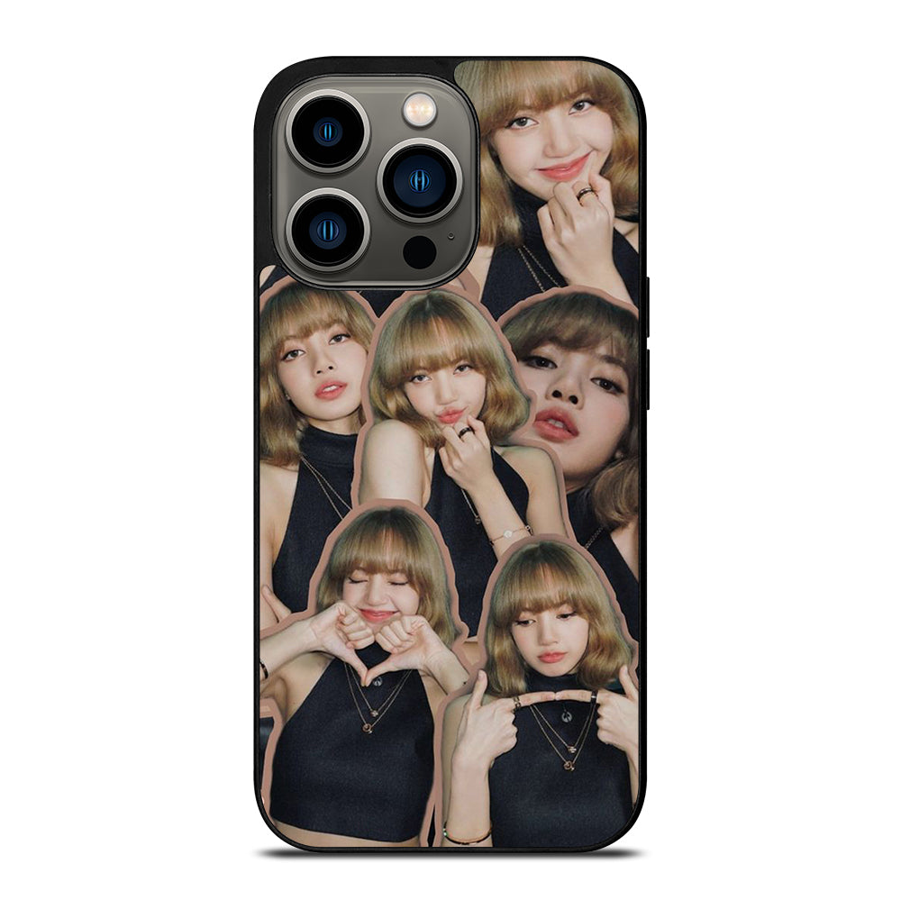 LISA BLACKPINK CUTE COLLAGE iPhone 13 Pro Case Cover