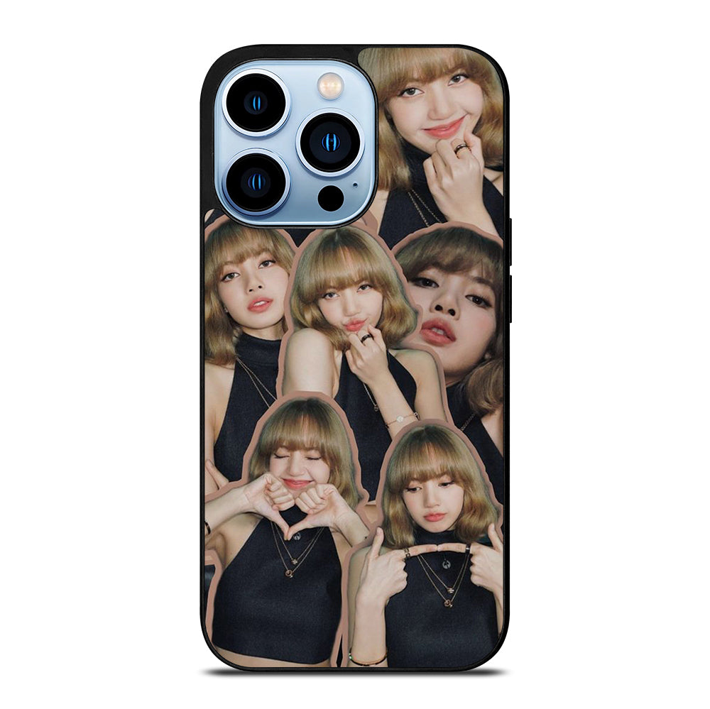 LISA BLACKPINK CUTE COLLAGE iPhone 13 Pro Max Case Cover