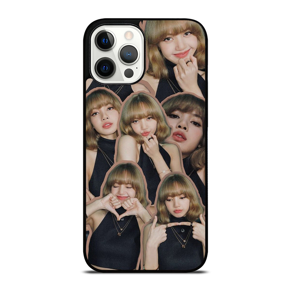 LISA BLACKPINK CUTE COLLAGE iPhone 12 Pro Max Case Cover