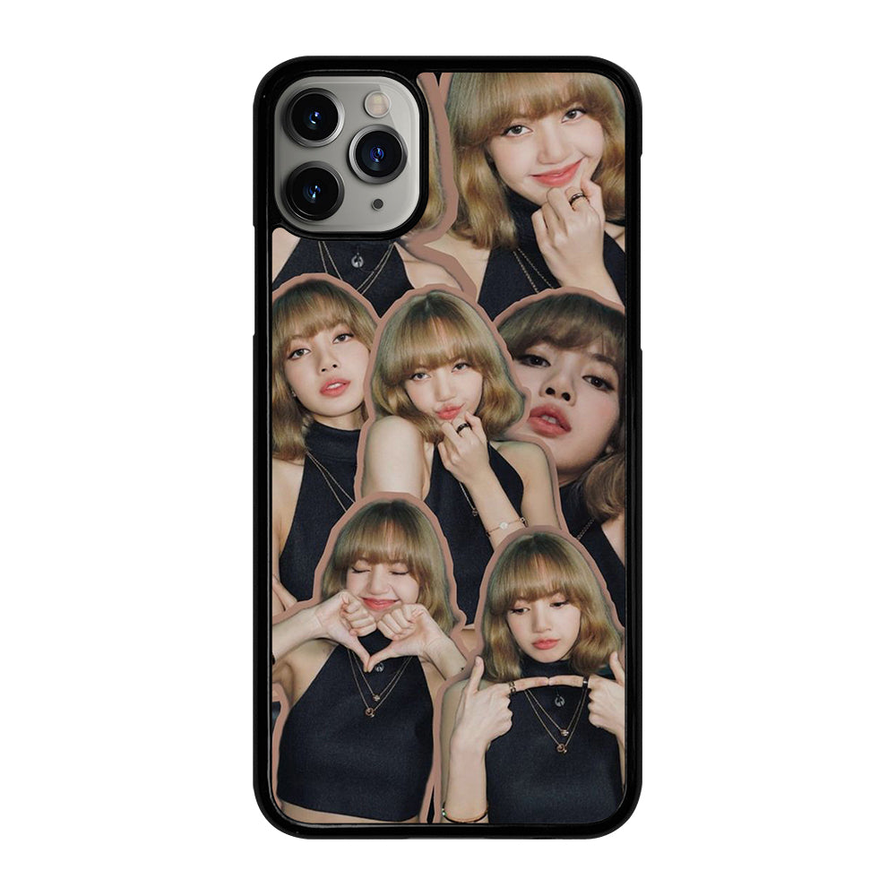 LISA BLACKPINK CUTE COLLAGE iPhone 11 Pro Max Case Cover