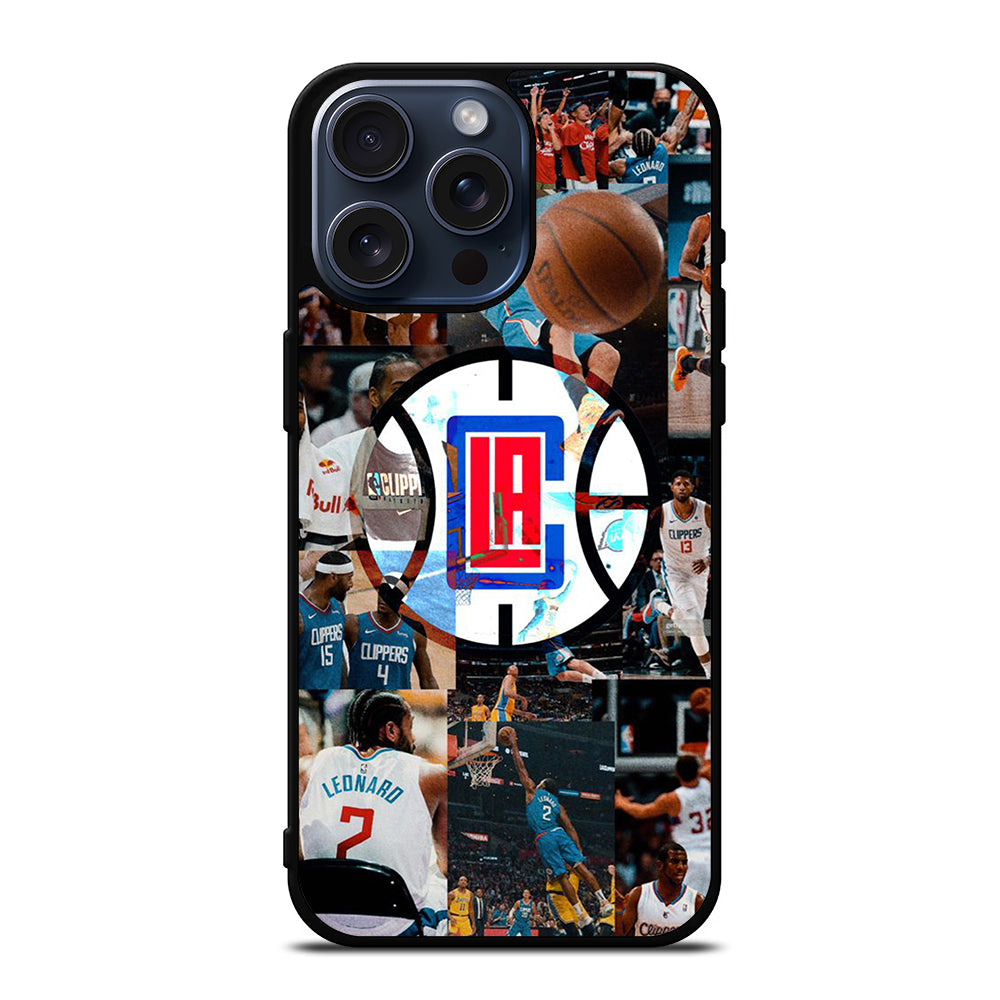 LOS ANGELES CLIPPERS COLLAGE LOGO iPhone 15 Pro Max Case Cover