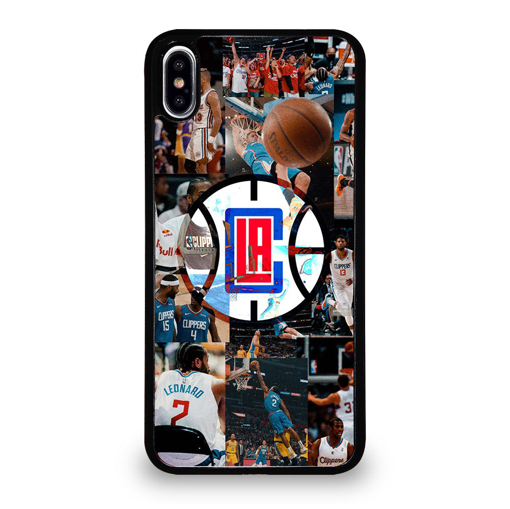 LOS ANGELES CLIPPERS COLLAGE LOGO iPhone XS Max Case Cover