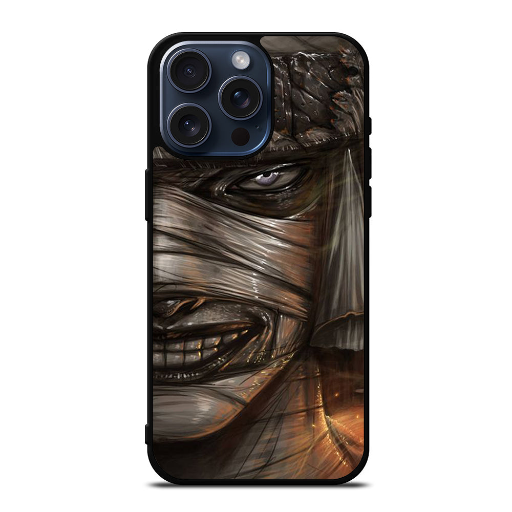 MAKOTO SAMURAI X RUROUNI KENSHIN FACE ART iPhone 15 Pro Max Case Cover