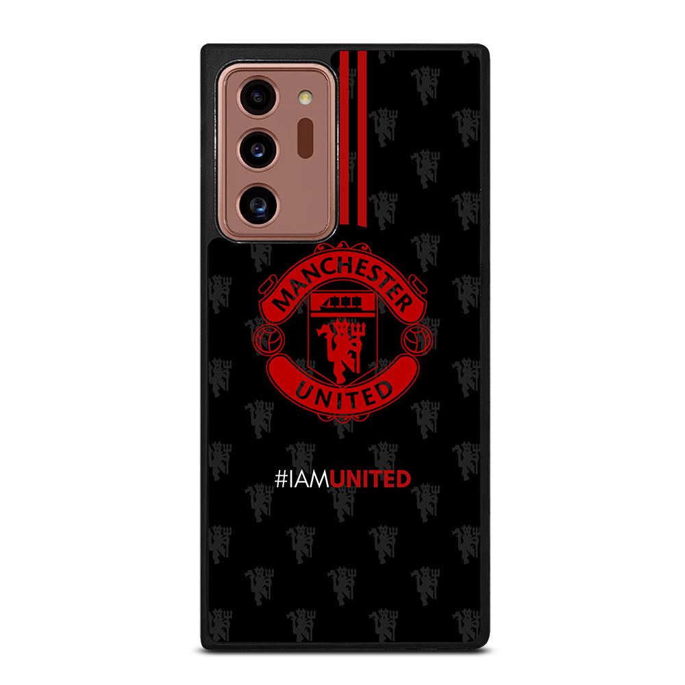MANCHESTER UNITED SOCCER LOGO BLACK Samsung Galaxy Note 20 Ultra Case Cover
