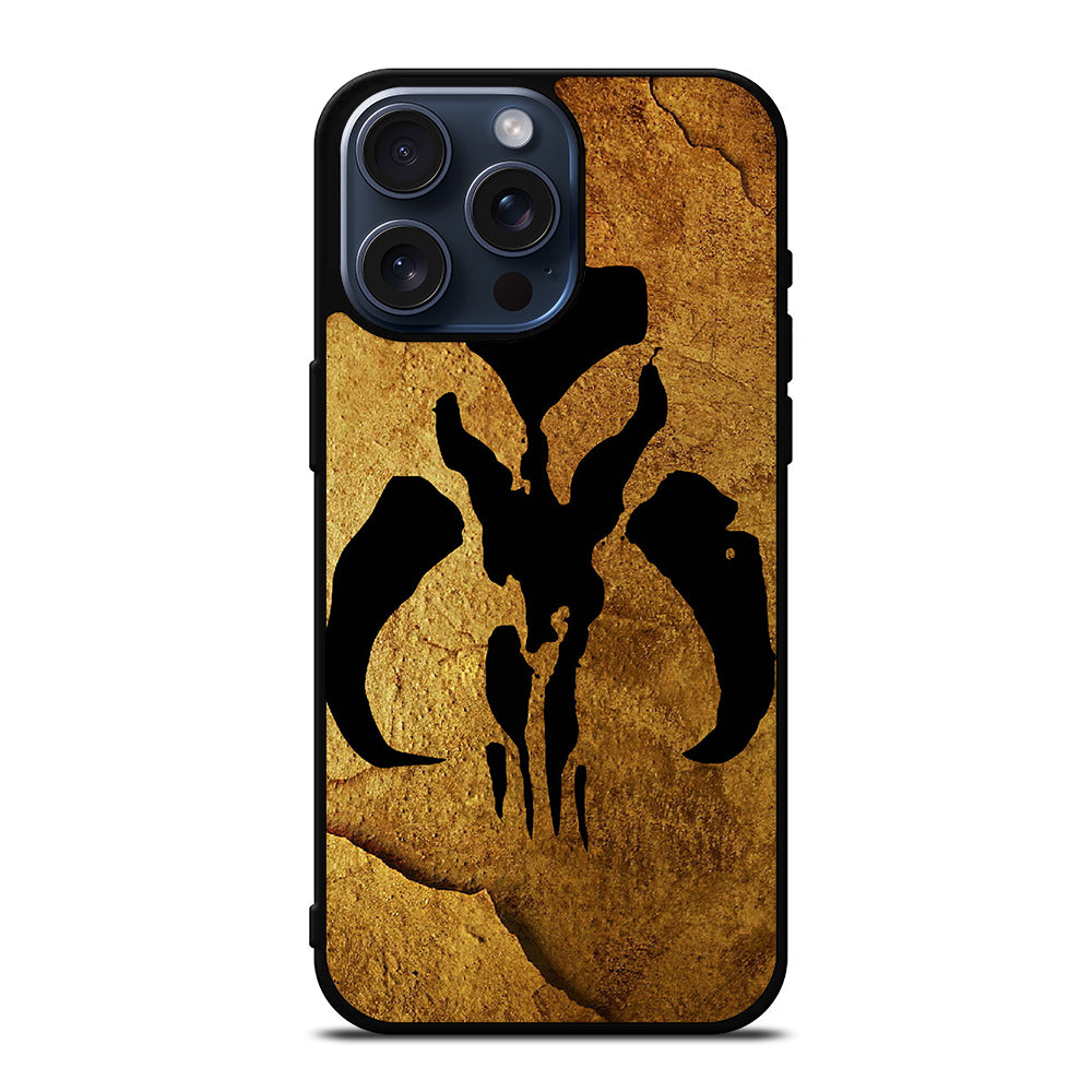MANDALORIAN LOGO GOLD iPhone 15 Pro Max Case Cover