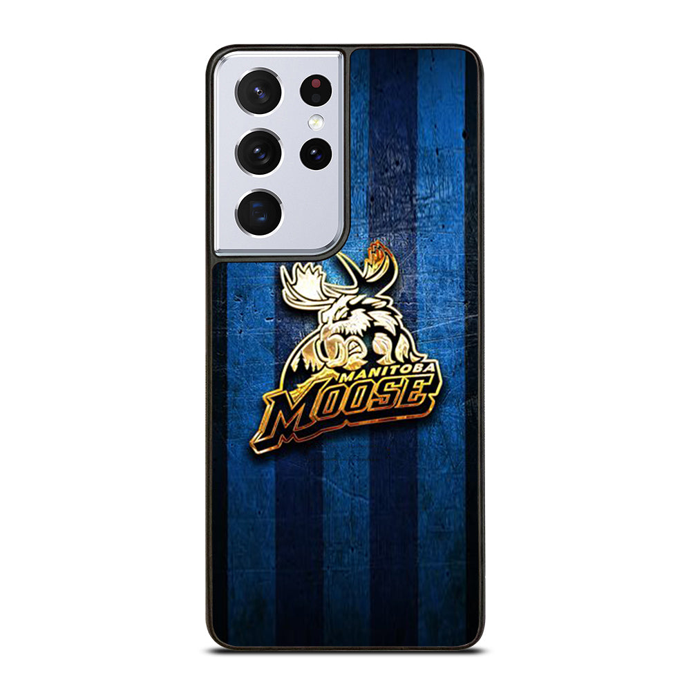MANITOBA MOOSE GOLDEN LOGO Samsung Galaxy S21 Ultra Case Cover