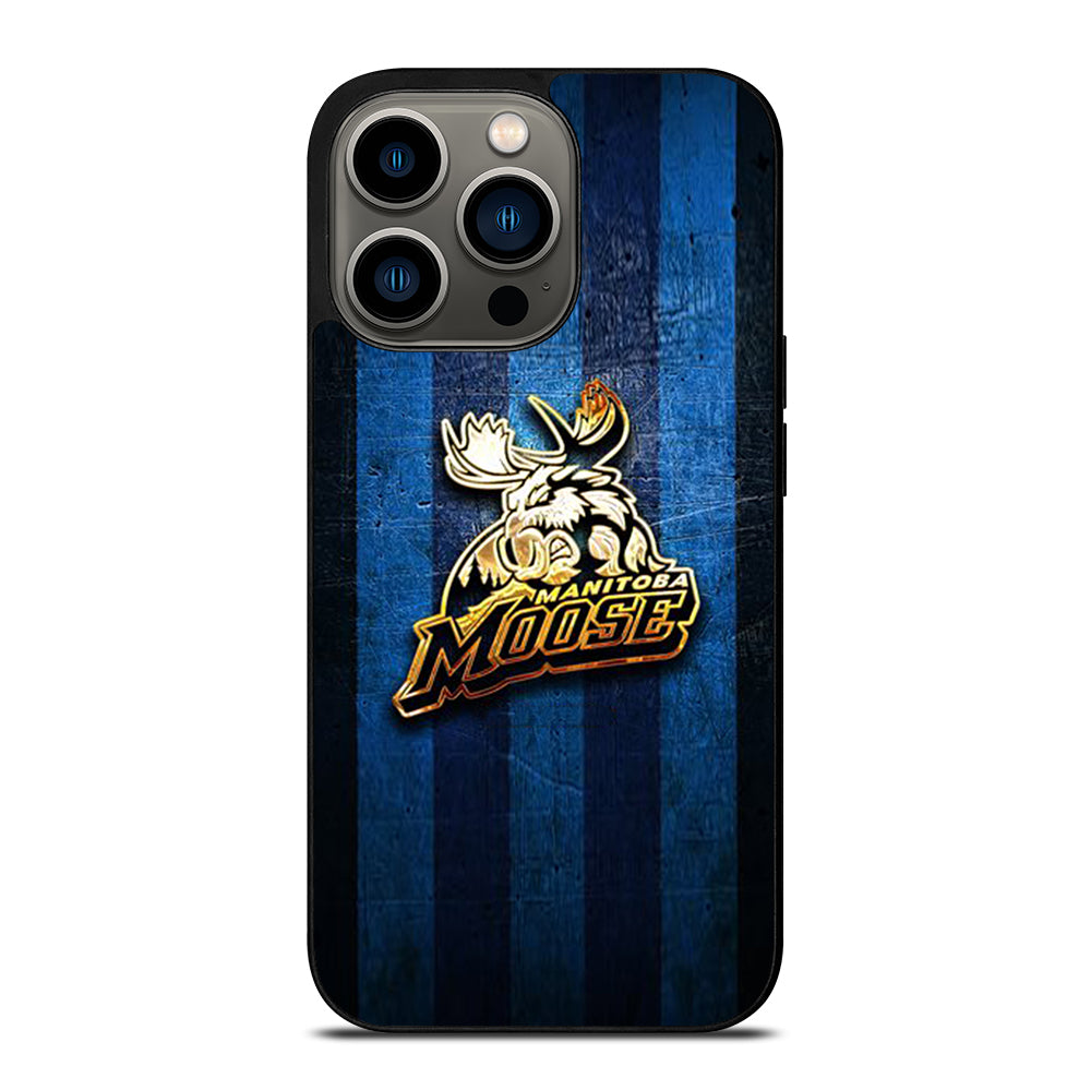 MANITOBA MOOSE GOLDEN LOGO iPhone 13 Pro Case Cover