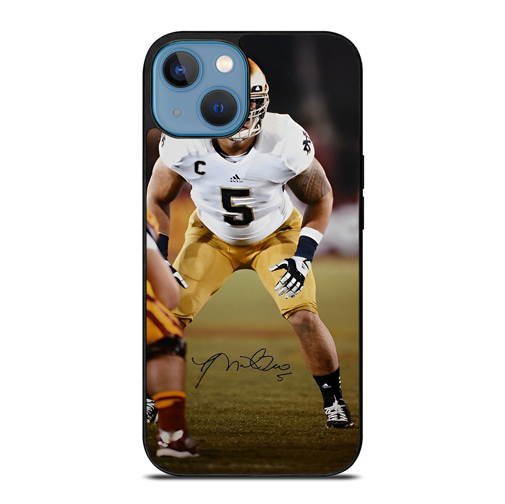 MANTI TE'O SIGNATURE iPhone 13 Case Cover