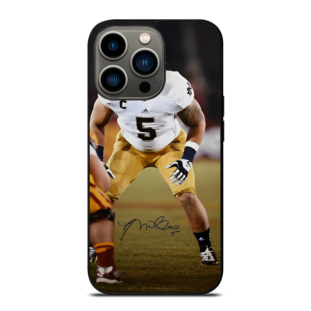 MANTI TE'O SIGNATURE iPhone 13 Pro Case Cover