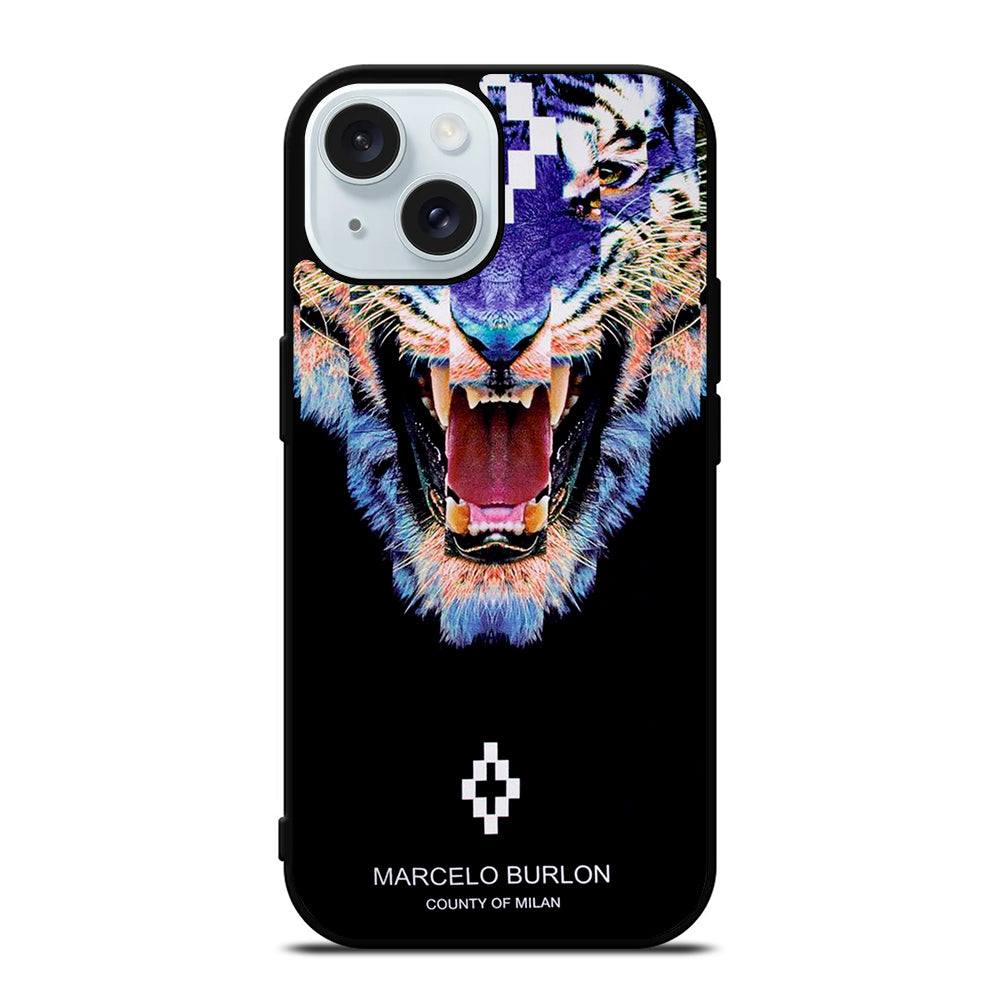 MARCELO BURLON LION 3 iPhone 15 Case Cover