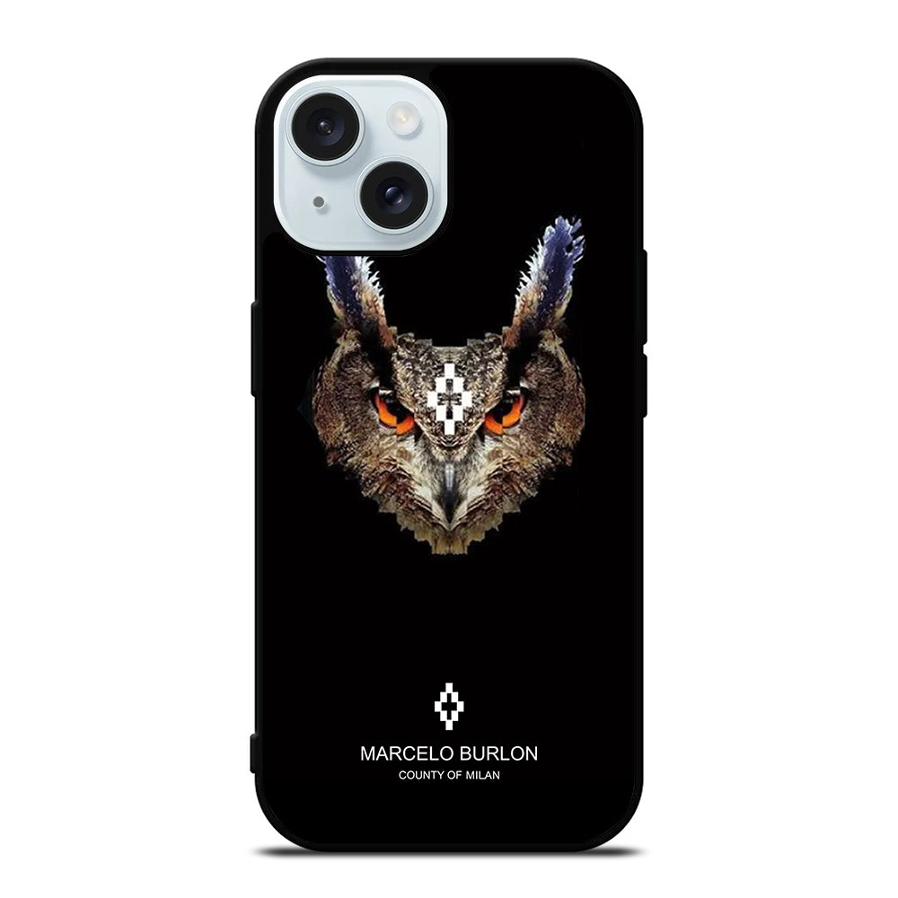 MARCELO BURLON OWL 3 iPhone 15 Case Cover