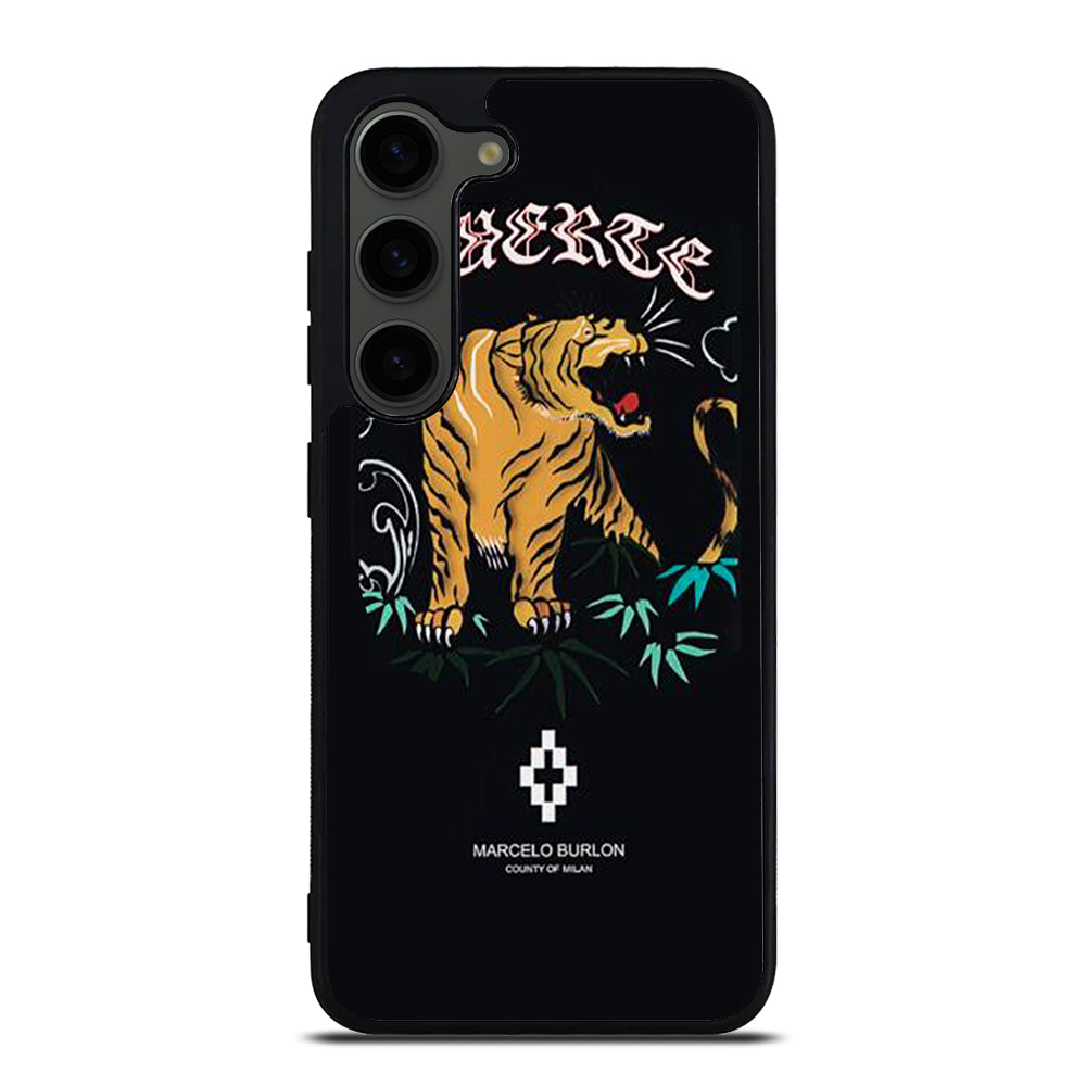 MARCELO BURLON TIGER LOGO 2 Samsung Galaxy S23 Plus Case Cover